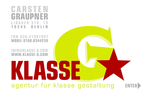 KLASSE G - Agentur f�r klasse Gestaltung